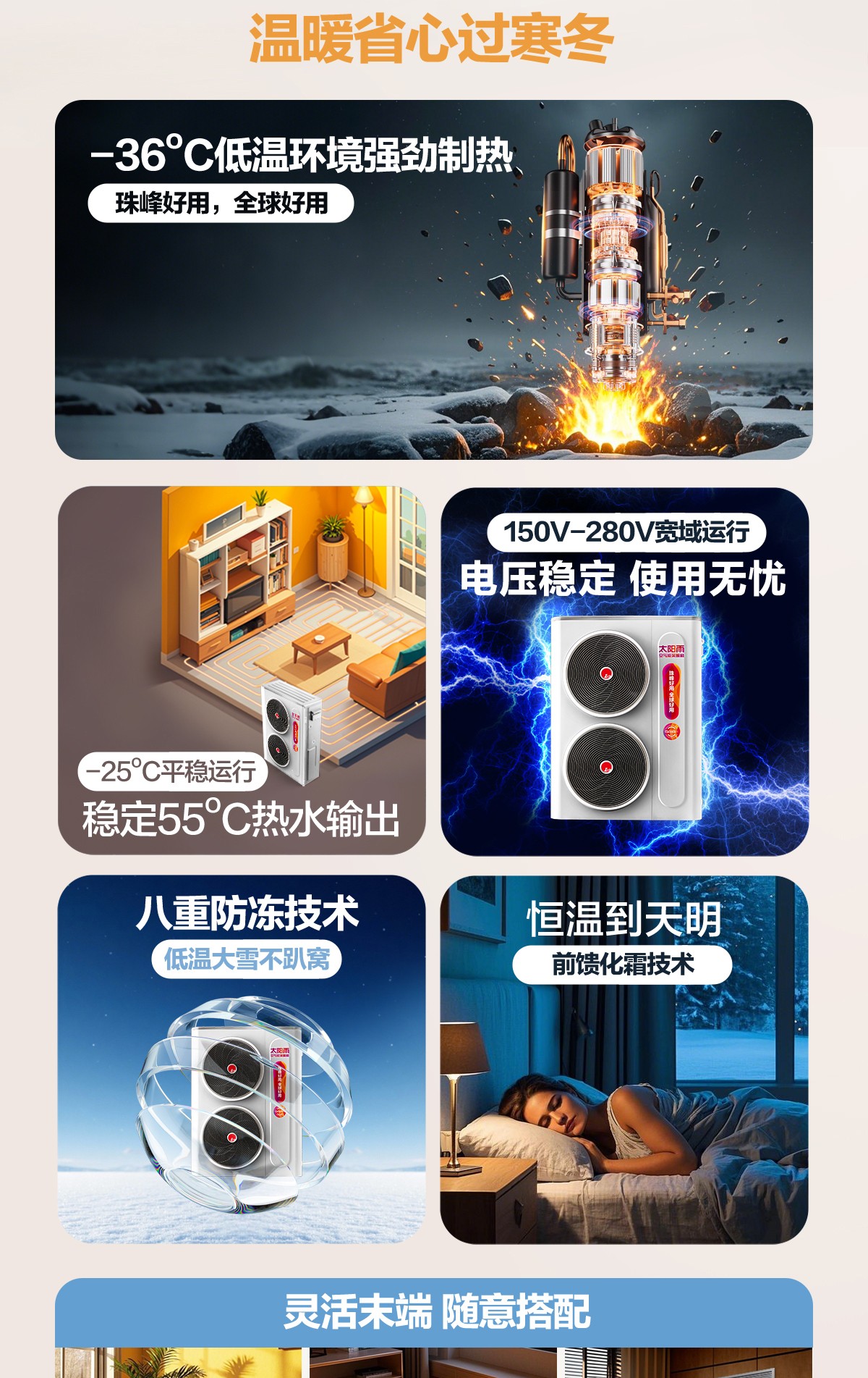 空氣能,太陽(yáng)能,熱水器